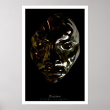 Slashed Glass Sculpture Print