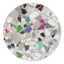 slate mosaic path