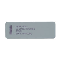 Slate Return Address Label