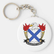Slaughter Family Crest Key Chains