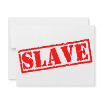 Slave Personalized Invitation