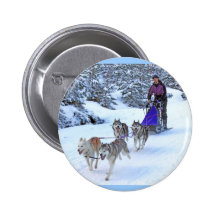 Sled Dog Racing Button