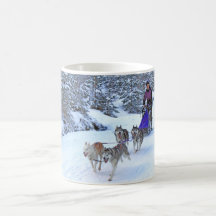 Sled Dog Racing Mugs