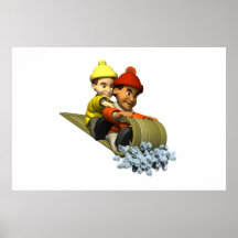 Sledding 1 poster