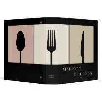 Sleek dern Cooking Recipe Book Binder