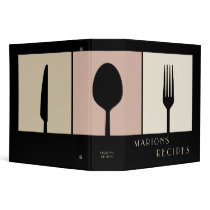 Sleek dern Cooking Recipe Book Binder