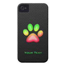 Sleek Paw Print iPhone 4 Covers