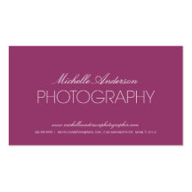 SLEEK PHOTOGRAPHER | PHOTOGRAPHY BUSINESS CARD