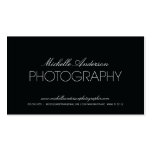 SLEEK PHOTOGRAPHER | PHOTOGRAPHY BUSINESS CARD