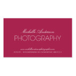 SLEEK PHOTOGRAPHER | PHOTOGRAPHY BUSINESS CARD