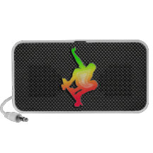 Sleek Skateboarding Speaker System