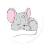 Sleep Baby Mouse Rat Nap Shirt Stickers