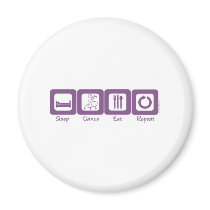 Sleep Ballroom Eat Repeat magnets
