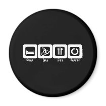 Sleep Bike Eat Repeat Magnet