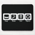 Sleep Blade Eat Repeat mousepads