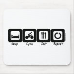 Sleep Cycle Eat Repeat mousepads