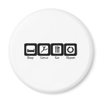 Sleep Dance Eat Repeat magnets