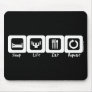 Sleep Lift Eat Repeat Mouse Mat