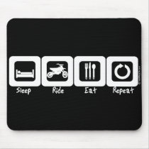 Sleep Ride Eat Repeat Mouse Mats
