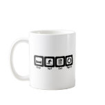 Sleep Surf Eat Repeat Coffee Mugs