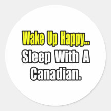 Sleep With a Canadian Stickers