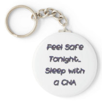 sleep with a CNA Key Chain