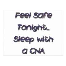 sleep with a CNA Postcards