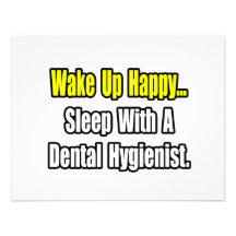 Sleep With A Dental Hygienist Custom Invitation