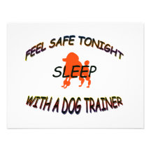 SLEEP WITH A DOG TRAINER CUSTOM INVITE