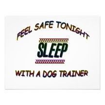 SLEEP WITH A DOG TRAINER PERSONALIZED INVITE