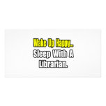 Sleep With a Librarian Photo Greeting Card