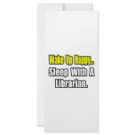 Sleep With a Librarian rack cards