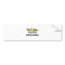 Sleep With a Melanoma Survivor Bumper Sticker