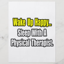 Sleep With A Physical Therapist Flyer