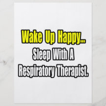 Sleep With A Respiratory Therapist Custom Flyer
