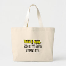 Sleep With an Australian Tote Bags