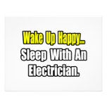 Sleep With an Electrician Personalized Invitation