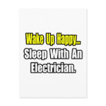 Sleep With an Electrician postcards