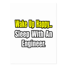 Sleep With an Engineer Postcard