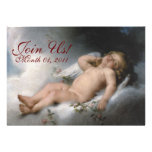 Sleeping Angel Customizable Invitations