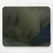 SLEEPING BABY MOUSE PAD