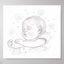 Sleeping Baby Posters