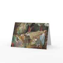 Sleeping Beauty in the Pavilion Card