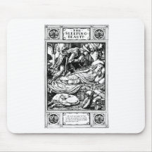sleeping beauty mouse pad