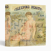 Sleeping Beauty Vinyl Binder