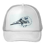 Sleeping Budgie Drawing Mesh Hats