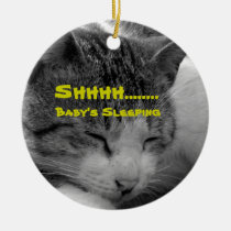 Sleeping Cat/Do Not Disturb Door Tag ornaments