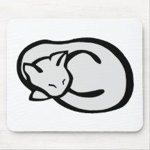 Sleeping Cat Mousepad
