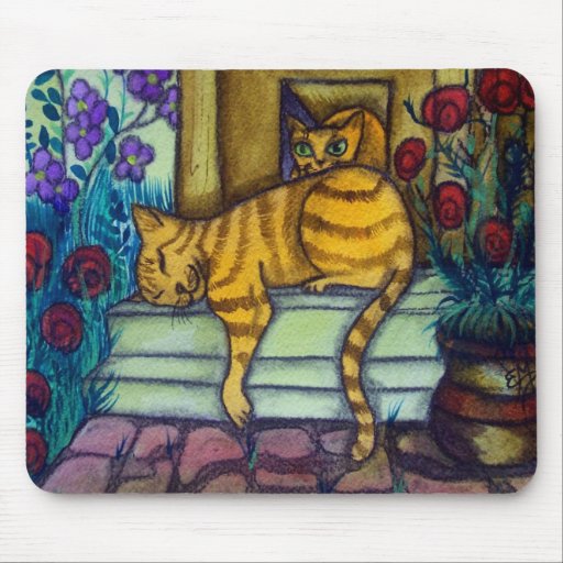 Sleeping Cat Mousepad