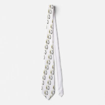 Sleeping Dalmatian Men's Necktie